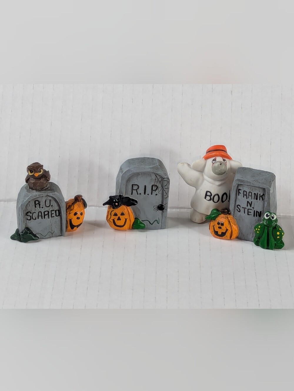 VTG Eddie Walker Midwest of Cannon Falls Halloween Figurines Set - 4pc Lot